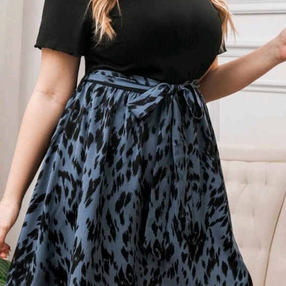 ADORABLE!! BELTED A-LINE DRESS!! - Picture 3 of 7